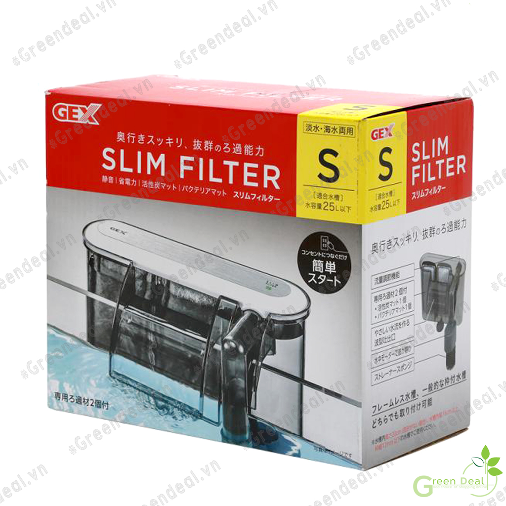 GEX - Slim Filter S | Máy lọc thác cao cấp cho hồ cá thủy sinh