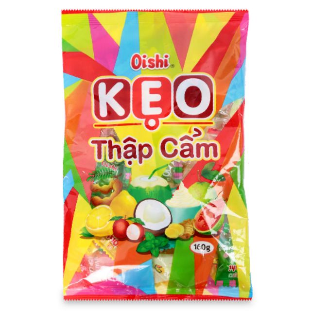 Kẹo Oishi mix vị gói 90gr.