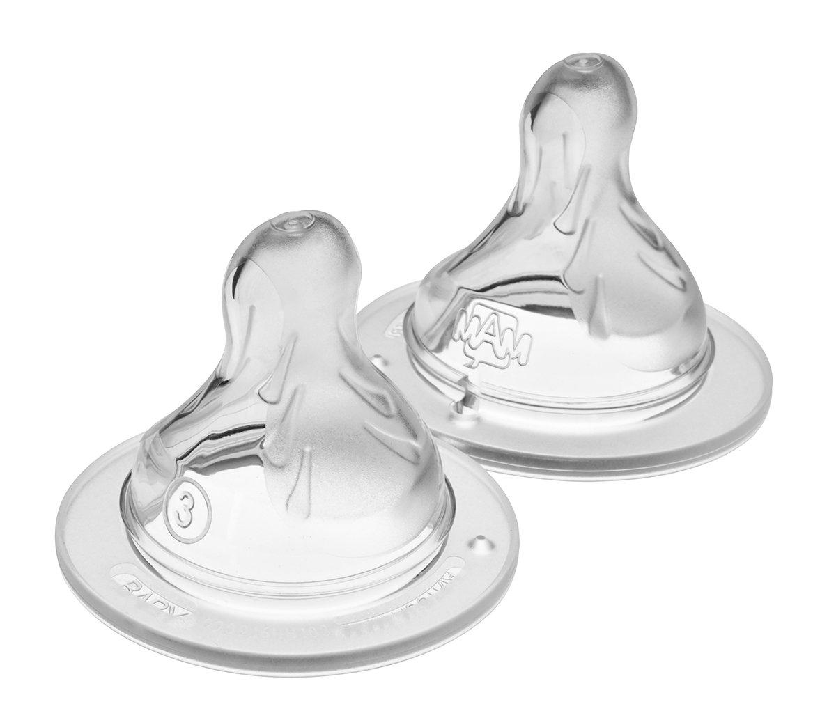 Núm ti bình sữa Mam size số 1, 2, 3, X