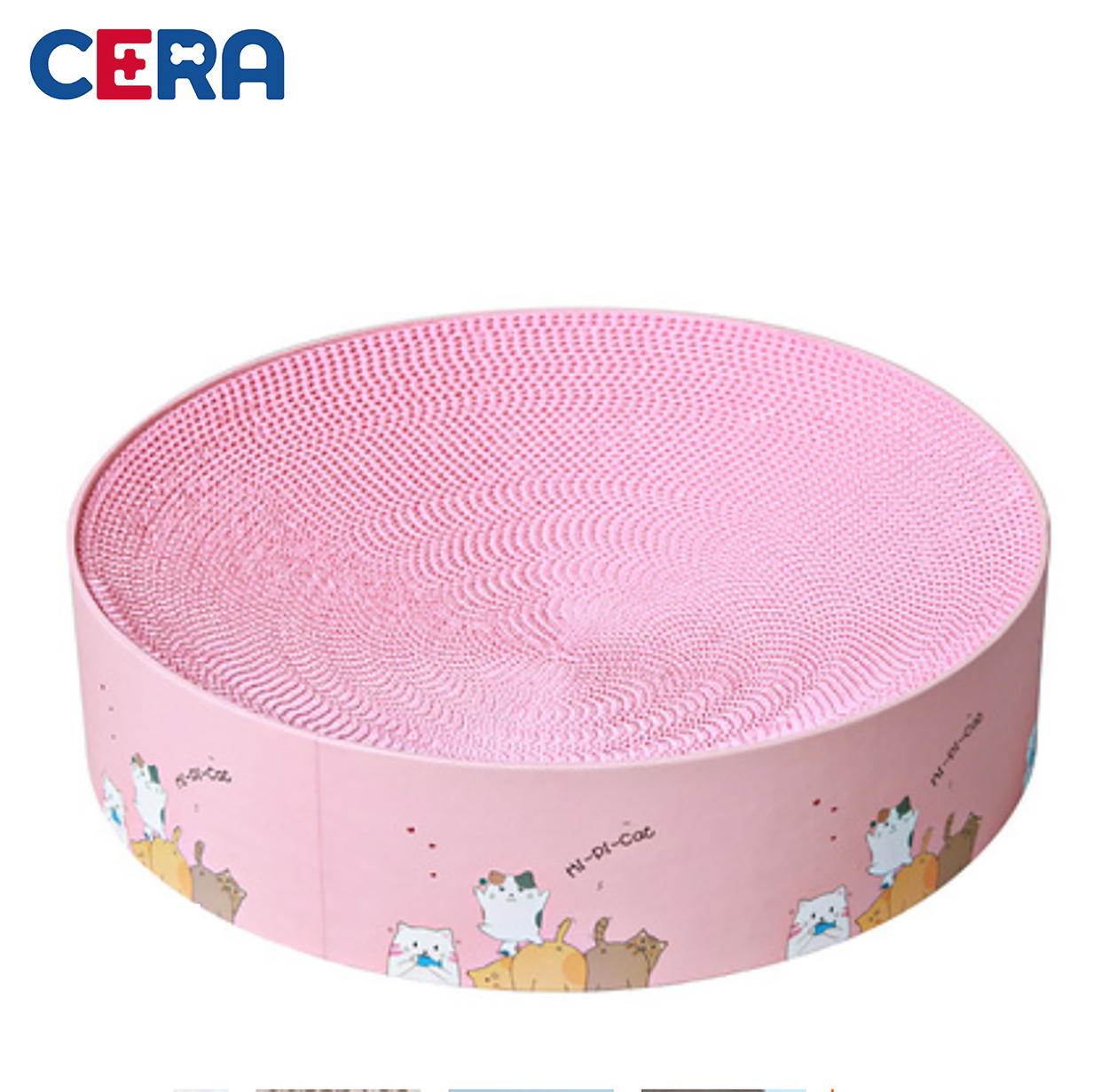 Bàn cào móng cho mèo hình tròn - bcm 013