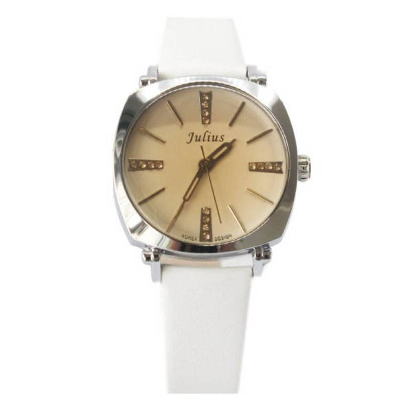 Đồng hồ nữ Julius JA-388LD màu trắng