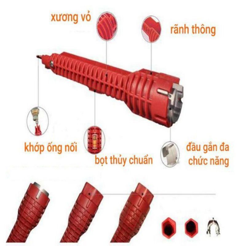 Cờ lê đa năng vặn dây cấp nước, Dụng cụ tháo lắp vòi nước