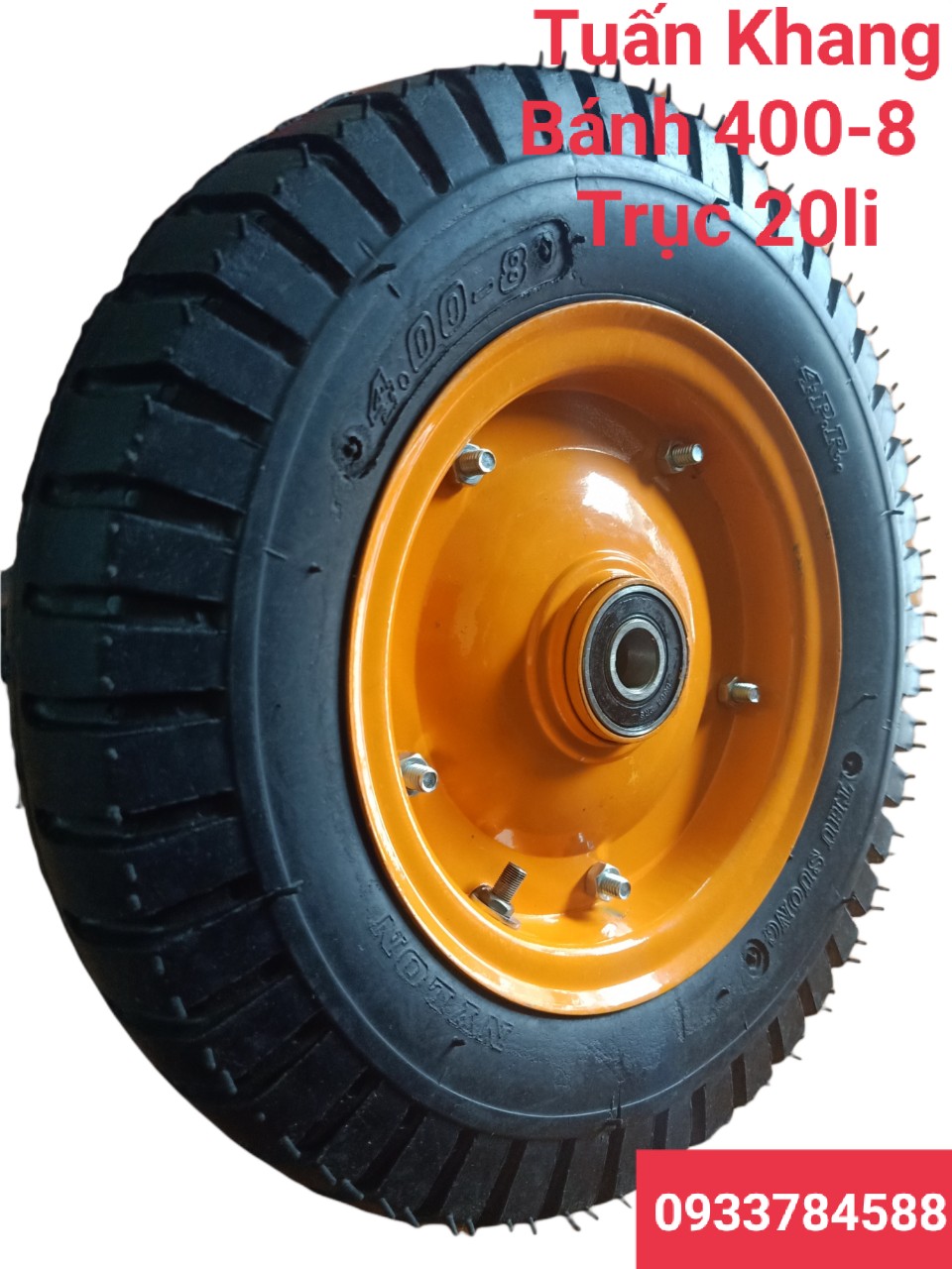 Bánh xe rùa , xe đẩy hàng , bơm hơi 38cm
