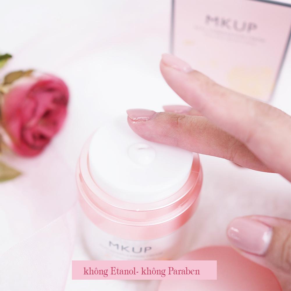 Kem lười MKUP dưỡng ẩm trắng da Real complexion Cream