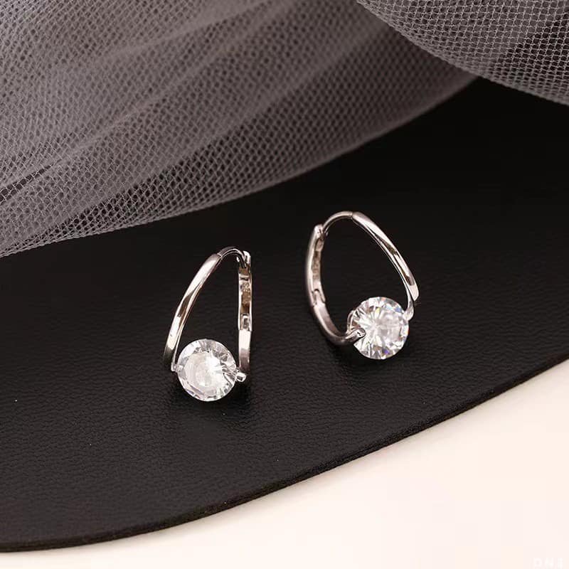 Bông tai bạc thời trang chất liệu bằng bạc s925 MS055