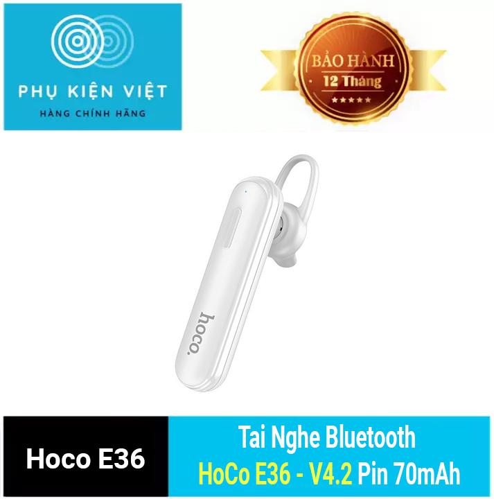 Tai nghe bluetooth hoco e36 - v4.2 pin 70mah cực êm, cực sang chảnh
