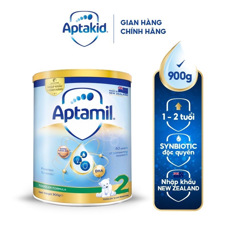 Sữa bột dinh dưỡng công thức Aptamil số 2 900g