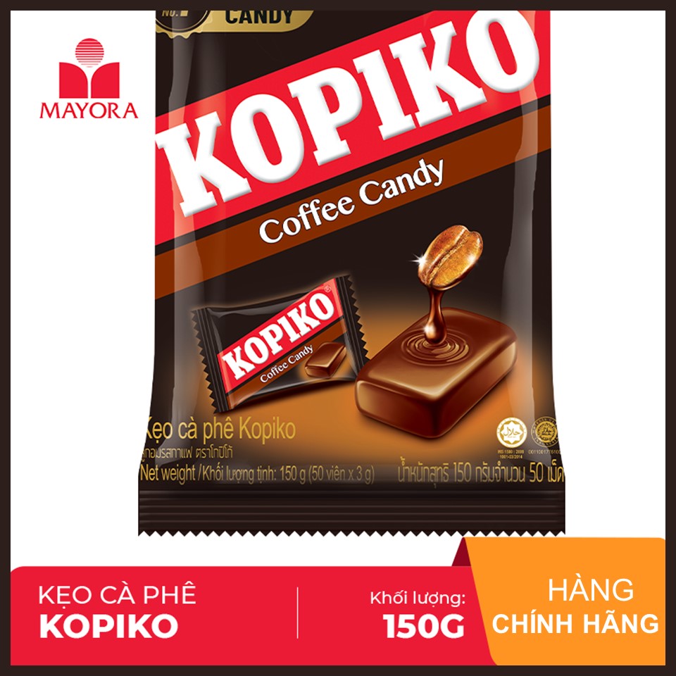 [HCM ship 2h] Combo 2 bịch Kẹo cà phê Kopiko Coffee Bịch 140gX2