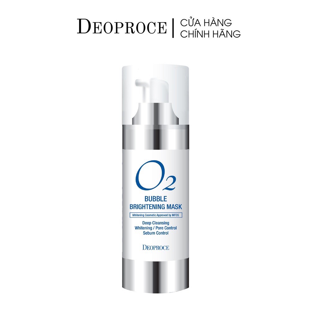 DEOPROCE Mặt nạ sủi bọt O2 BUBBLE MASK 100ml 1166A