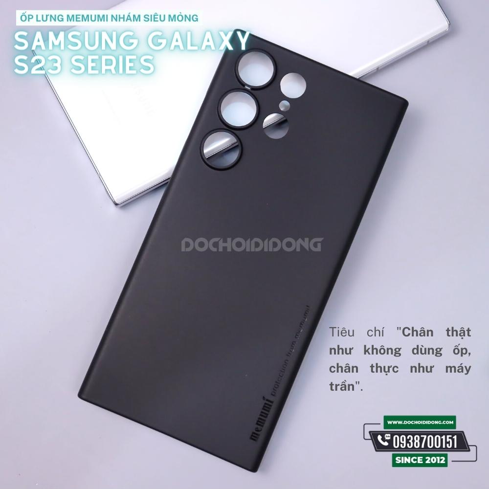 Ốp Lưng Samsung Galaxy S23/S23+/S23 Memumi Nhám Siêu Mỏng