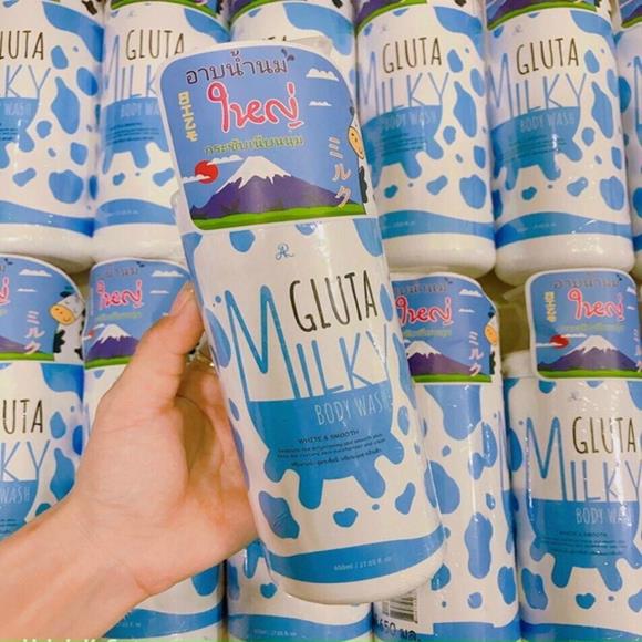 [ CHUYÊN SỈ ] Cặp Sữa Tắm Con Bò Gluta Milky Thái Lan 650ml