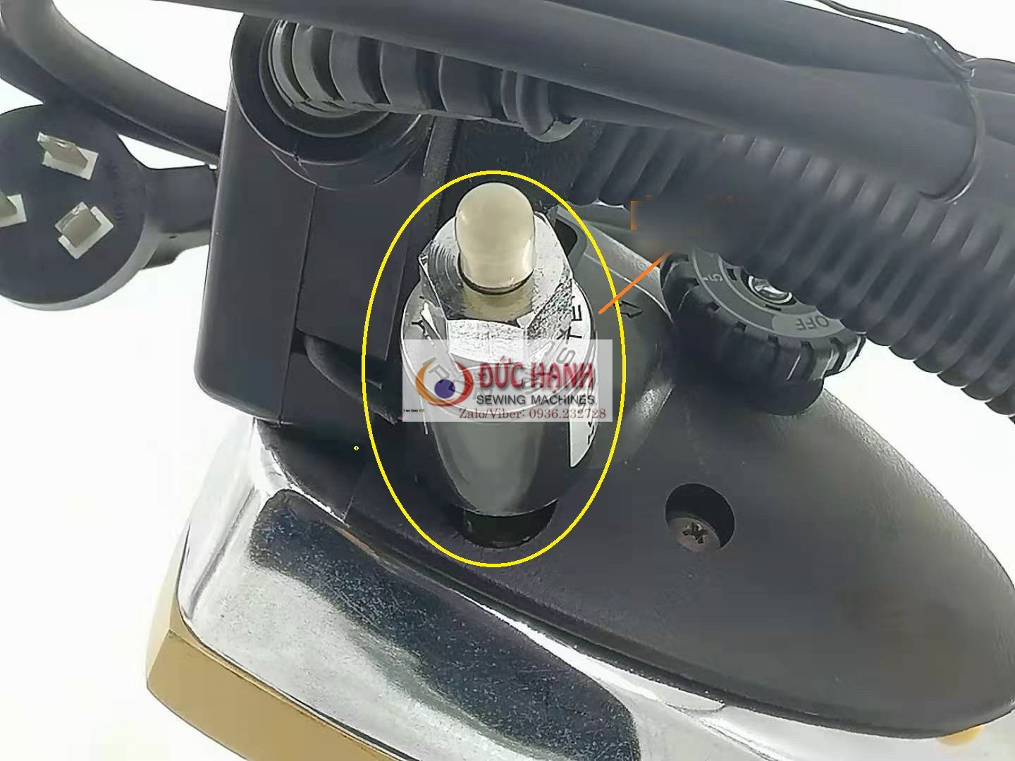 Cục bơm bàn ủi hơi nước bình treo (solenoid)