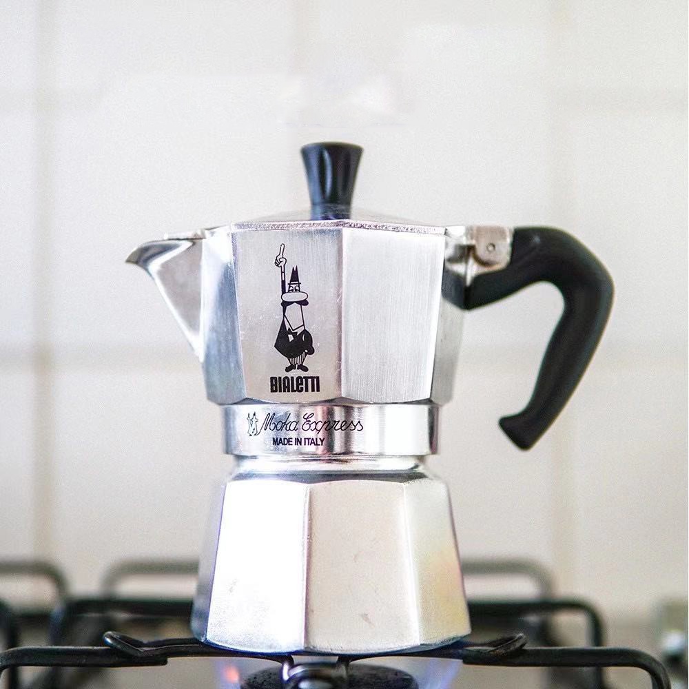 Ấm Moka Bialetti Express - ấm pha cà phê nhập khẩu Italia(3,4,6 Cup)