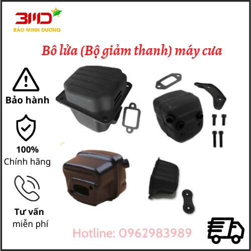 BÔ LỬA ( BỘ GIẢM THANH) MÁY CƯA XÍCH 5200/5800/5900 365 353 381 - Ảnh thật