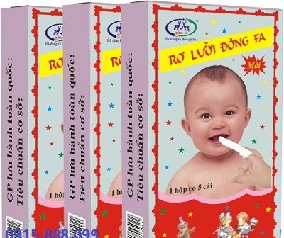 Tưa lưỡi (hộp 5 chiếc), tưa lưỡi vệ sinh cho bé
