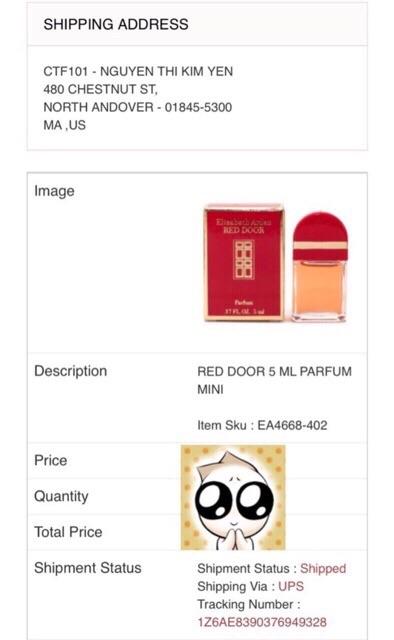 Nước hoa mini nữ Red Door - Elizabeth Arden