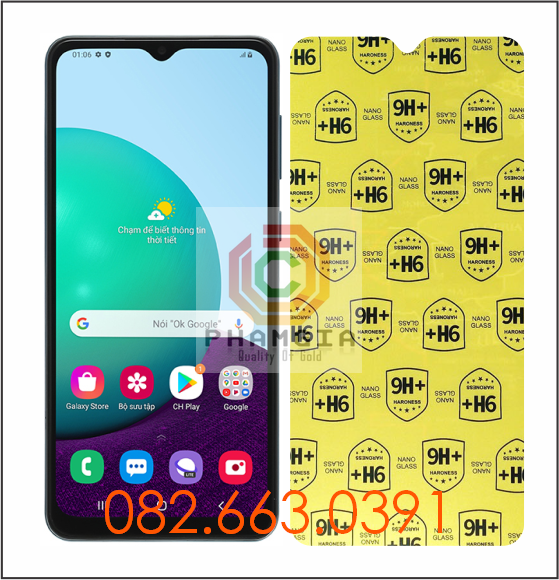 Dán cường lực Samsung A02 dẻo nano siêu bền