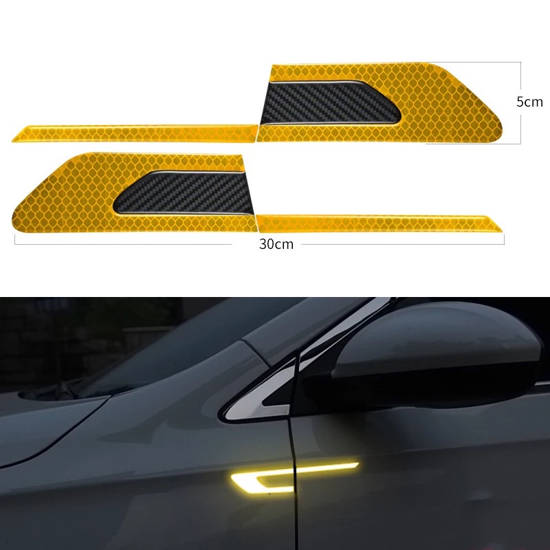 [HCM]Mang cá phản quang dán xe ô tô MC028