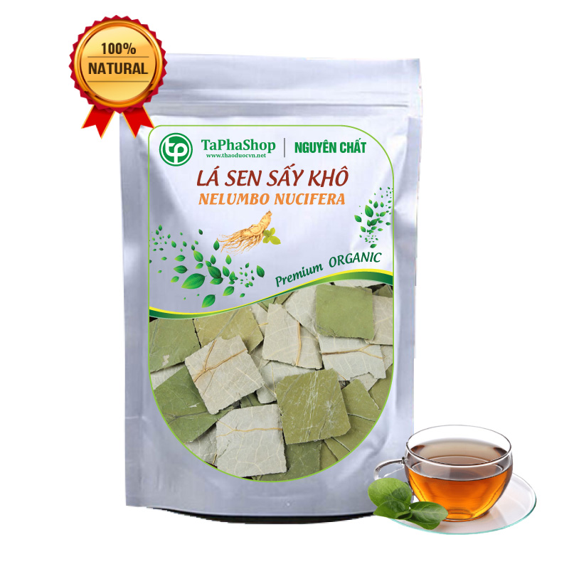 Lá sen sấy khô 1kg, Trà lá sen khô - tấn phát