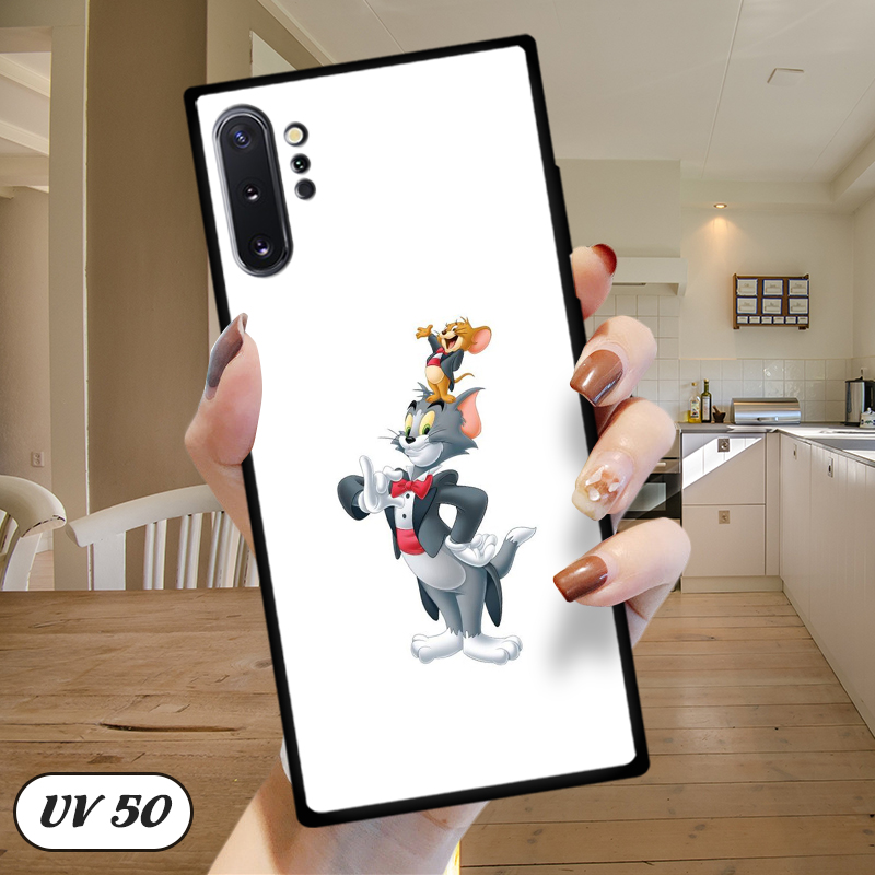 Ốp điện thoại SAMSUNG GALAXY NOTE 10 PLUS - lưng nhám viền dẻo