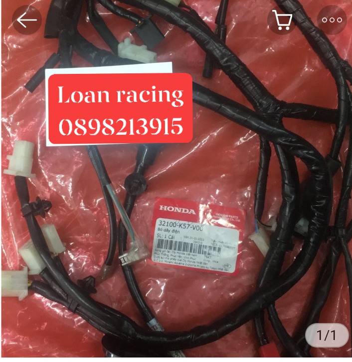 DÂY ĐIỆN SƯỜN WAVE BLADE ZIN HONDA