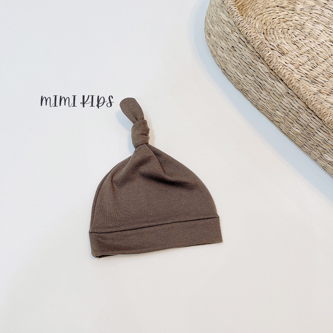 Mũ nón Cotton thắt nút đáng yêu cho bé Mimi Kids MD25