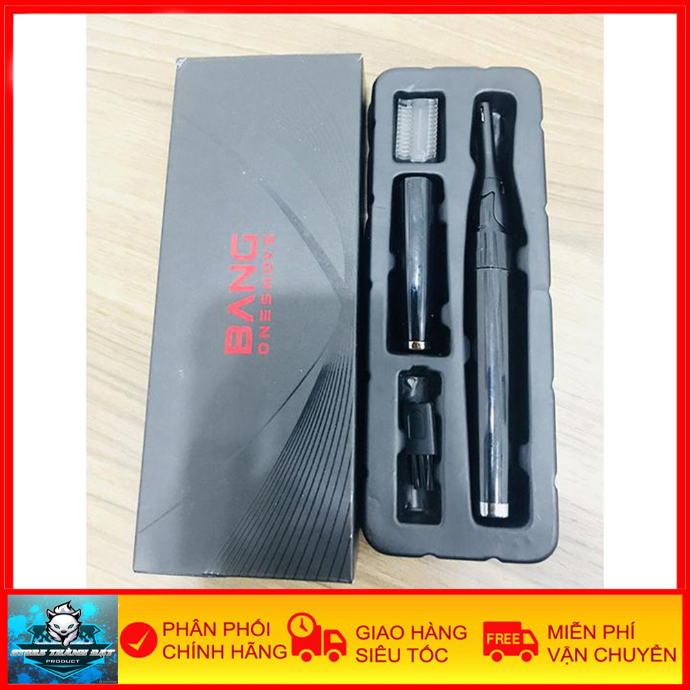 [LoGo BANG] Máy Cắt Tỉa Đa Năng Bang OneShove - Cao Râu, Tỉa Lông Mày, Cắt Tóc Cho Bé, Tỉa Lông Vùng Kín - An Toàn, Tiện Lợi