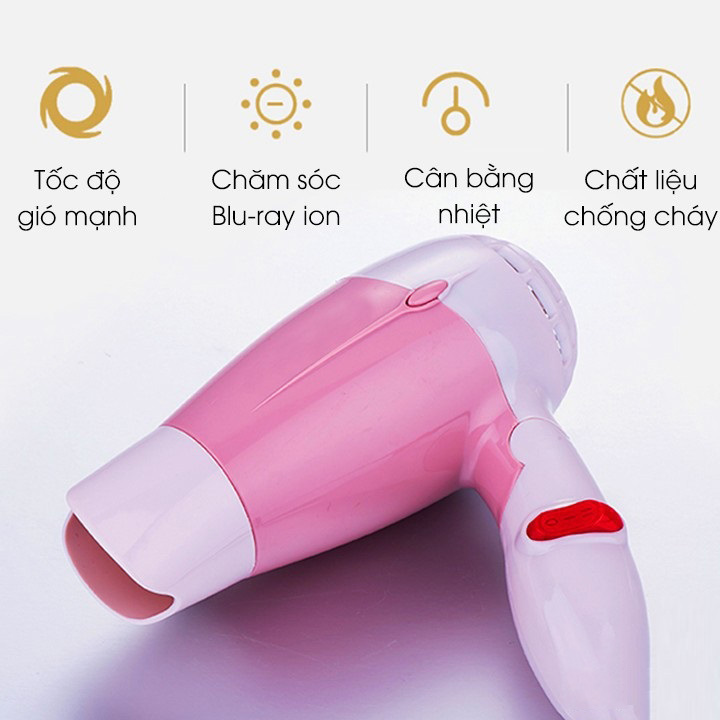 MÁY SẤY TÓC TÓC DU LỊCH GẤP GỌN 2 CẤP ĐỘ MJ - 450W [  Máy sấy tóc mini #Máy sấy tóc giá rẻ #Máy sấy tạo kiểu tóc ]