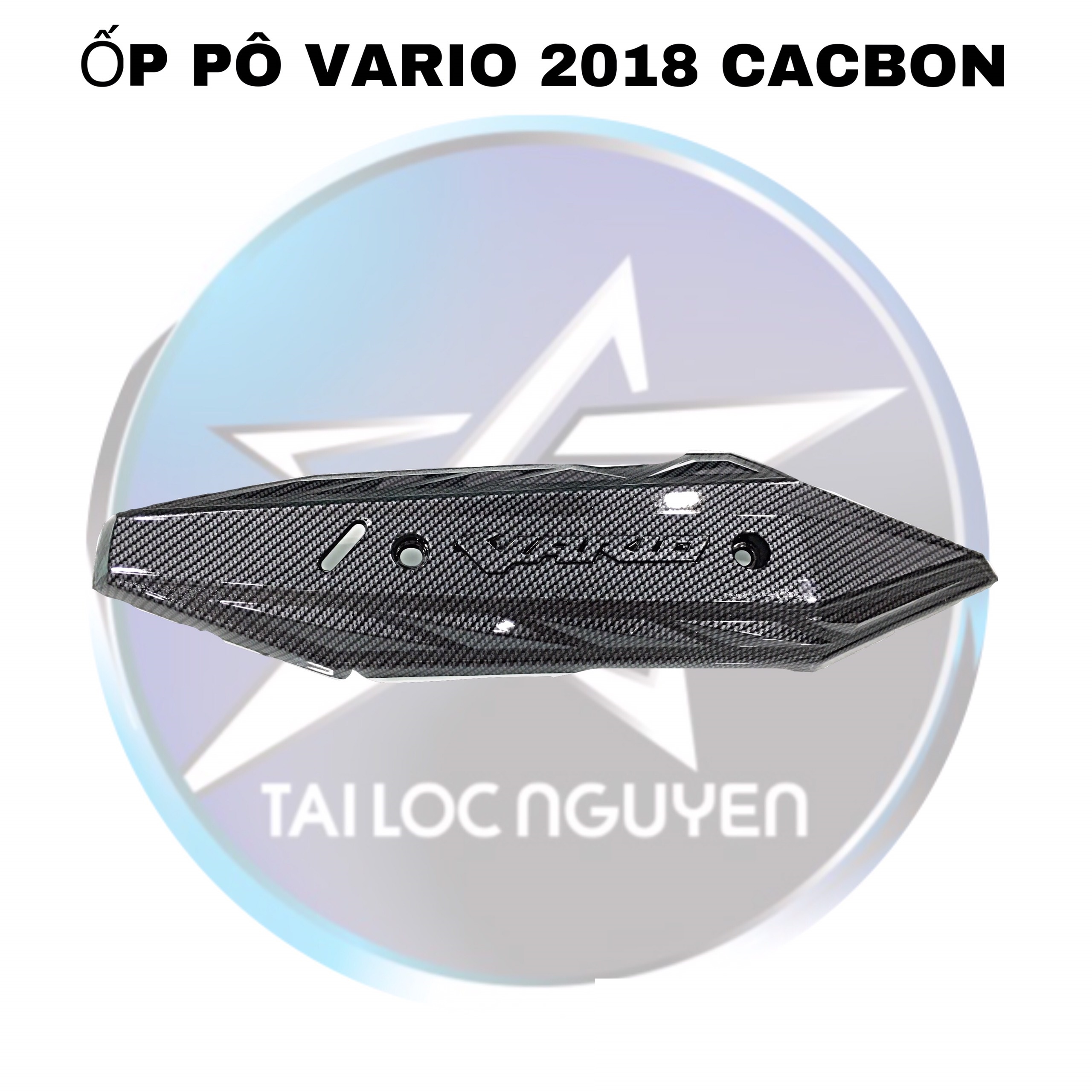 Ốp pô vario 2018 sơn cacbon