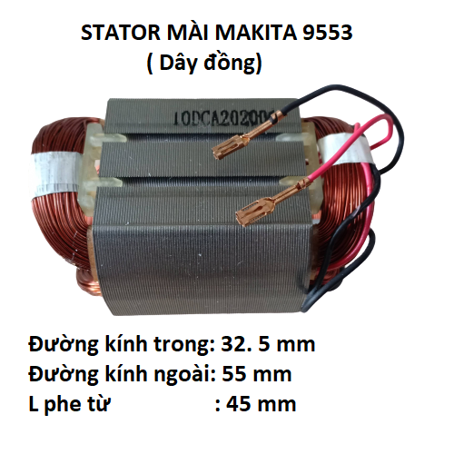 Stator, cuộn điện lắp máy mài 9553 NB