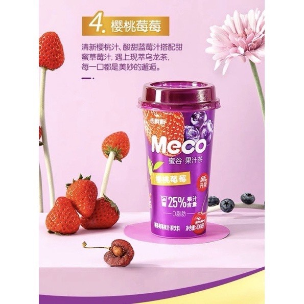 Trà Meco Hoa Quả Pha Sẵn Cốc 400ml