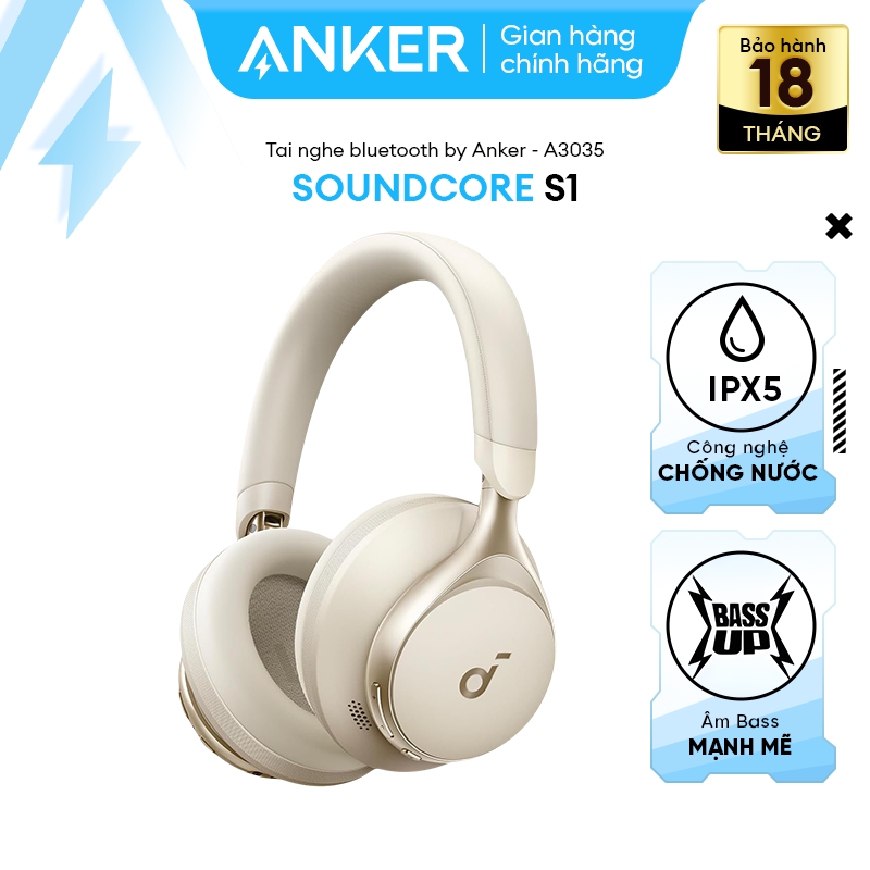 Tai nghe chụp tai Bluetooth Anker Soundcore Space One - A3035
