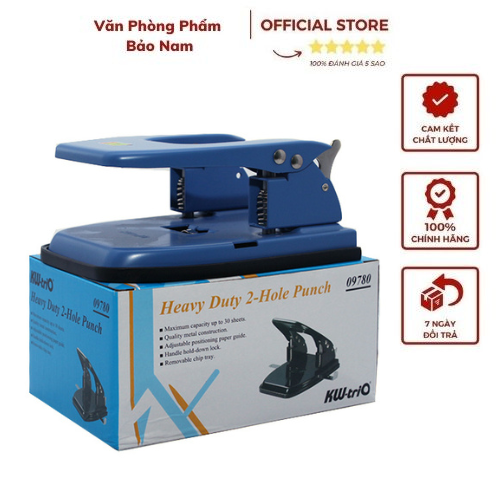 Máy đục lỗ trio 978 - đục 2 lỗ tối đa 30 tờ giấy /1 lần