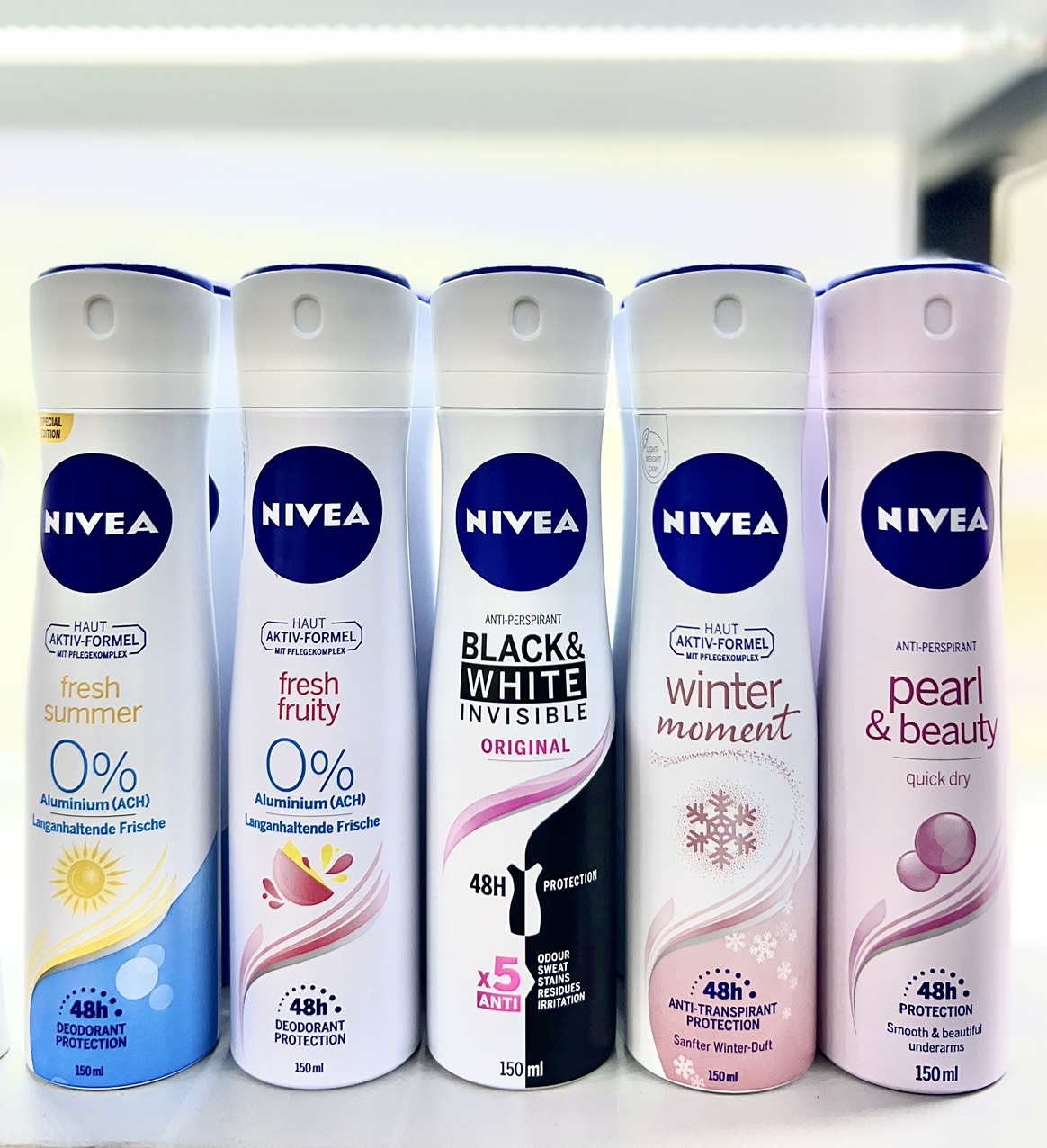 [NHIỀU LOẠI] Xịt Khử Mùi Dành Cho Nữ - NIVEA 48h Deodorant Spray 150ML