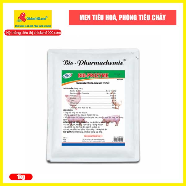 Men Tiêu Hoá Cho Gà Prozyme Bio Hỗ Trợ Tiêu Hoá