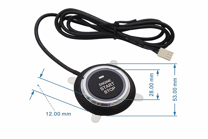 [Hỗ trợ lắp đặt tại Hà Nội] Bộ nút bấm đề nổ  Start Stop Smarkey cho xe ô tô