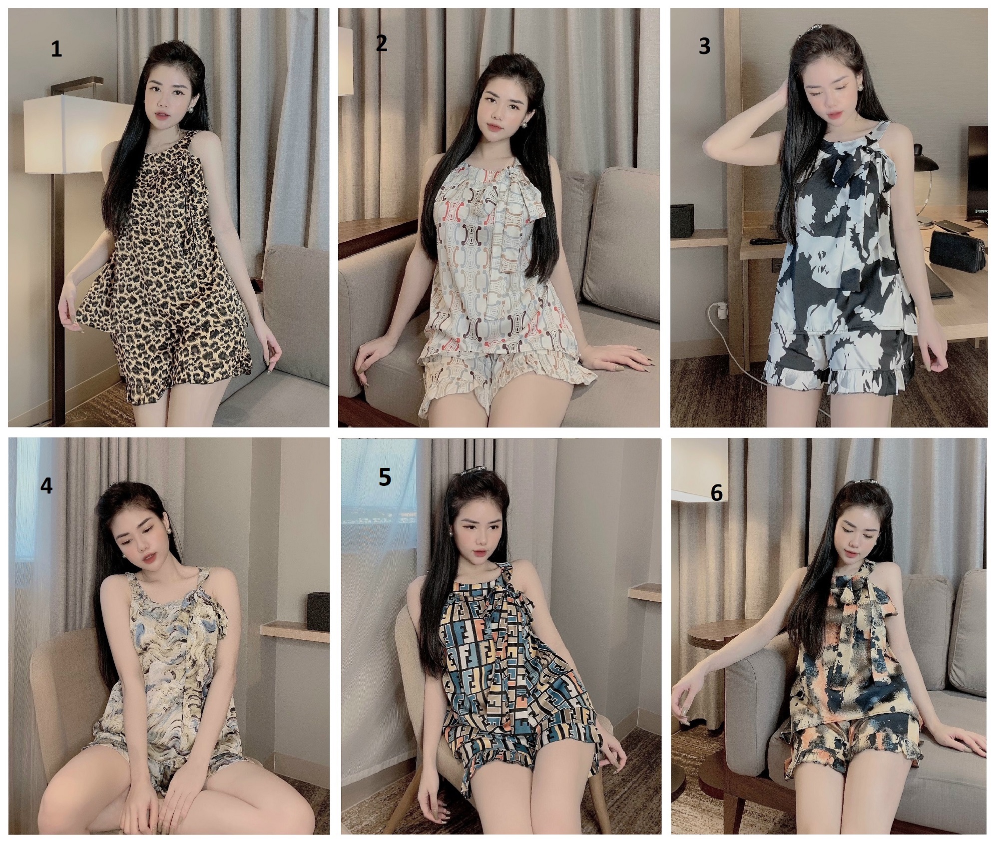 SET Yếm Lụa Mai Ngô - Lụa Latin