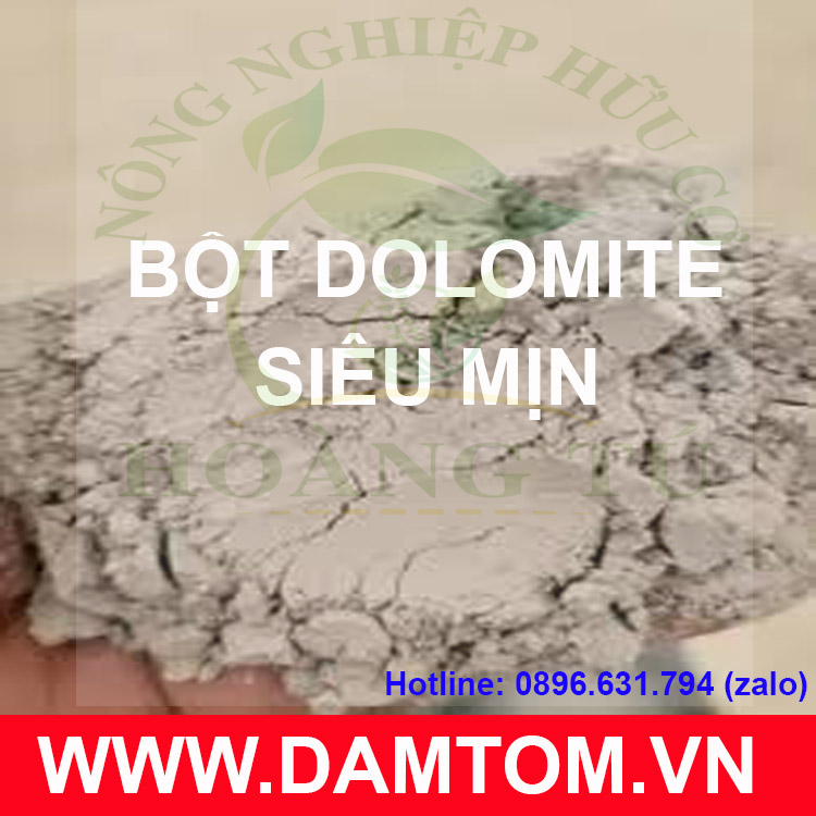 Vôi dolomite cao cấp (chuyên dùng để nuôi ốc bươu ) -1 Kg