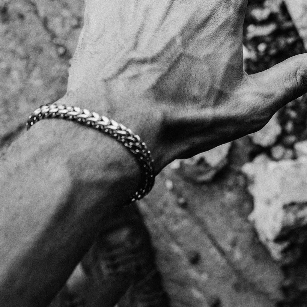 [TẶNG KÈM NHẪN] Vòng tay Chain thép Titanium - FIN V2 - ODIN