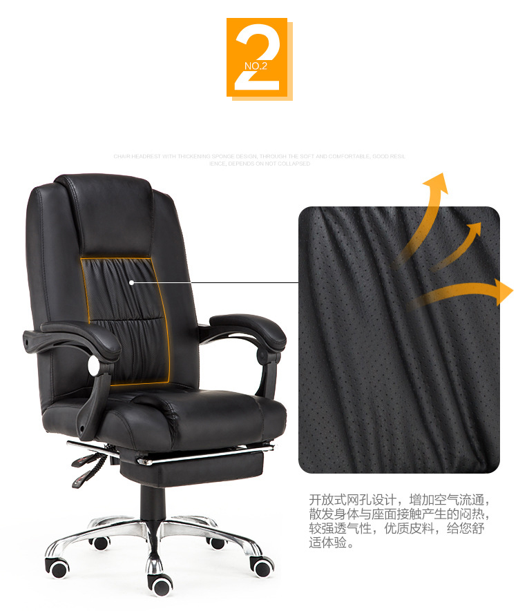 (New) director chair upholstered, reclining back stretch legs, there are massage