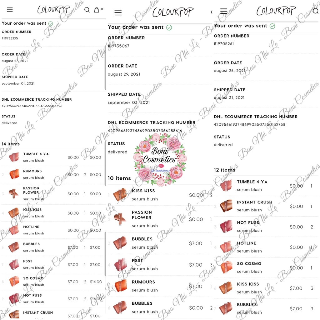[CÓ SẴN] Màu má dạng lỏng Colourpop Serum Blush - Cheek Dew