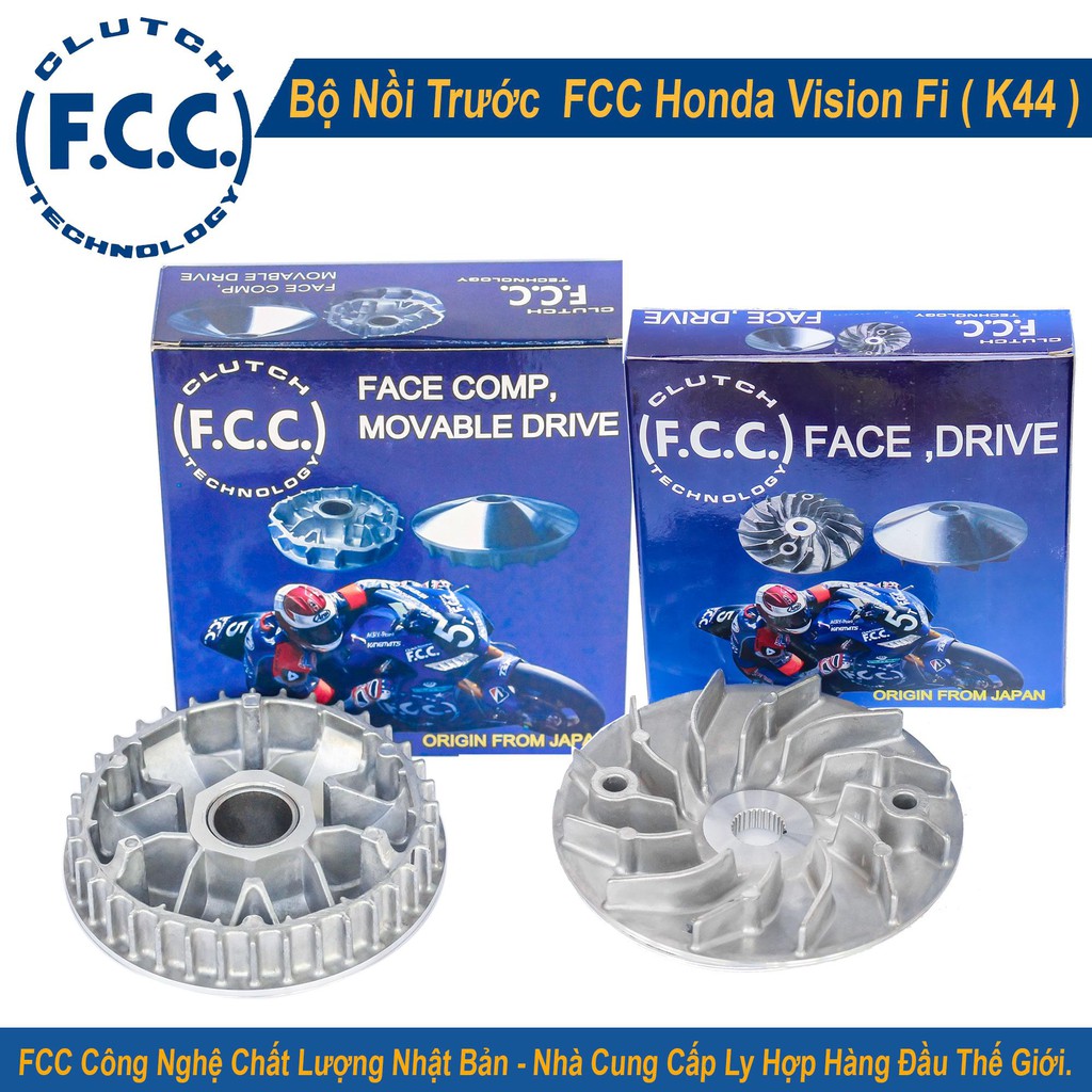 Chén bi+ Quạt nồi trước vision k44 FCC dành cho xe vision 2015-2019