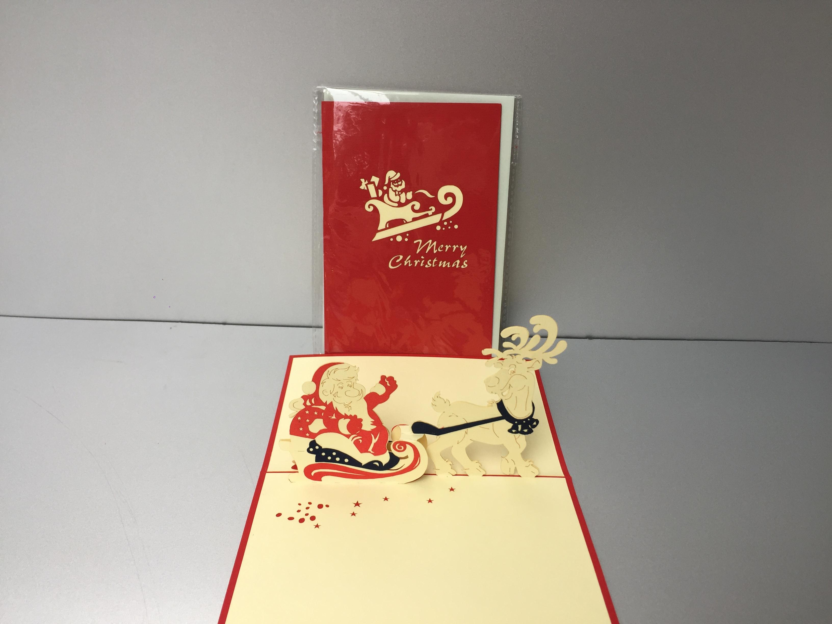 Santa 8 - Noel - 3D Card