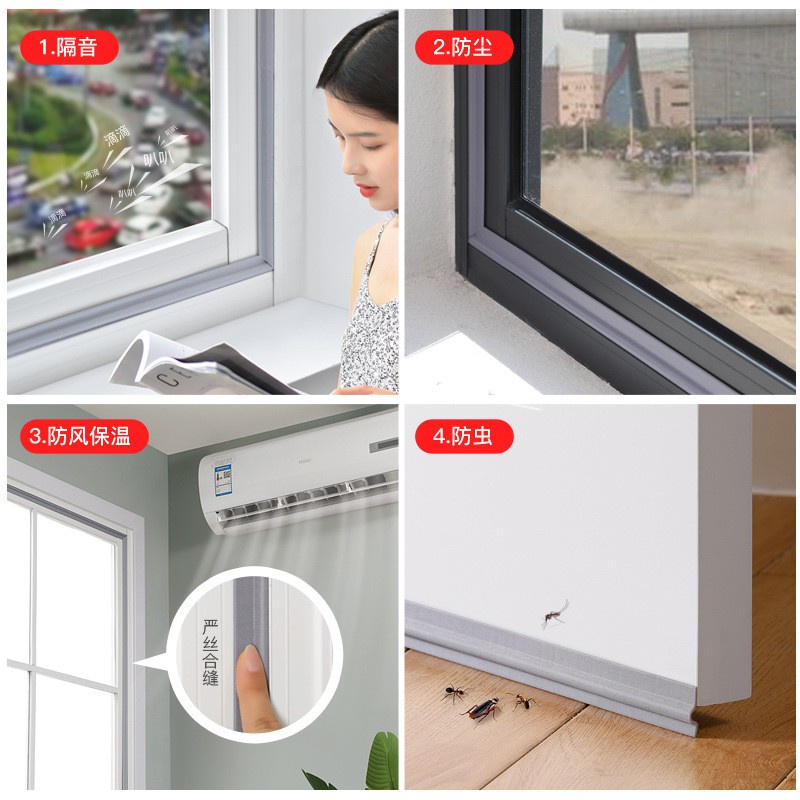 Gioăng chặn cửa, dán khe cửa, cửa sổ, chống gió lùa - AZ Store