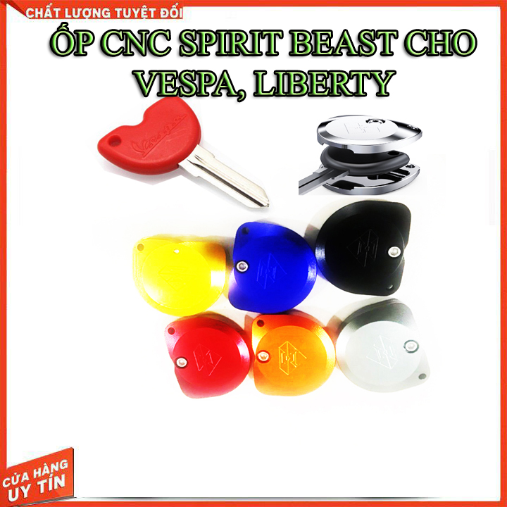 ỐP CNC CHÌA KHÓA XE VESPA, LIBERTY ( SPIRIT BEAST)