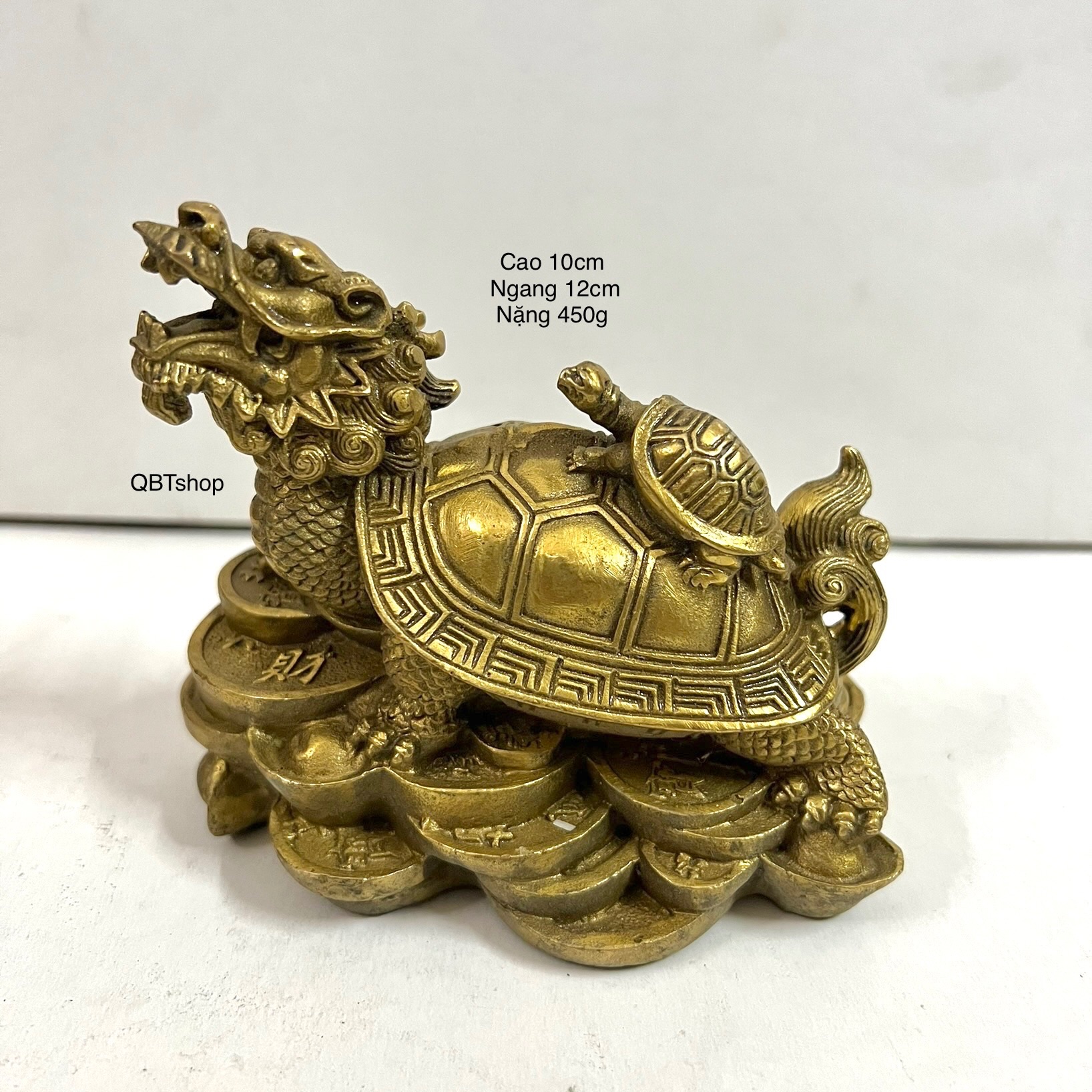 Long quy cõng con bằng đồng
