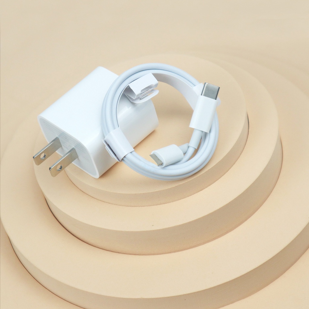 Bộ Củ Cáp Sạc Nhanh PD 20w Dùng Cho Máy 7 15. (Củ Sạc Nhanh 20W + Cáp Type-C to 20w, 18w)ip