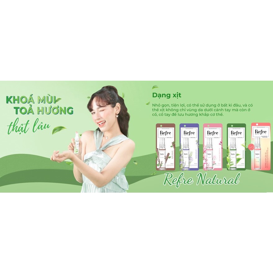 Xịt khử mùi Refre 30ml [COCOLUX]