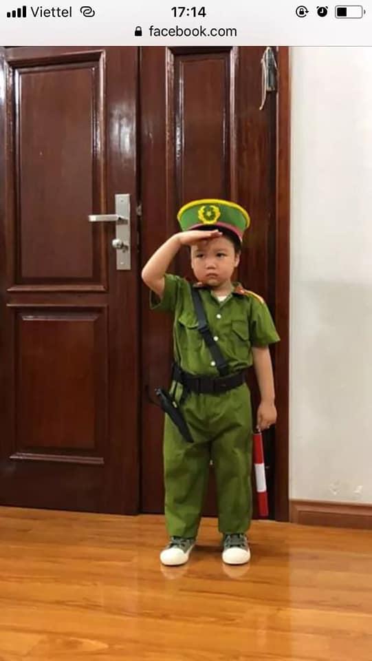 bộ quần áo hình sự trẻ em