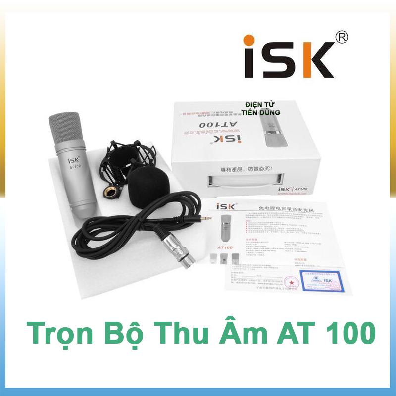 Combo bộ mic thu âm isk AT100 sound card XOX K10 dây livestream ma2 chân đế màng lọc - BỘ THU ÂM MIC ISK AT100 SOUND CARD XOX K10 DÂY LIVETRAM MA2 CHÂN MÀNG - HÀNG CHUẨN